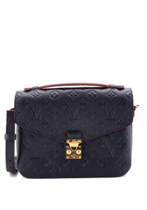 Louis Vuitton Pre-Owned Pochette Metis Monogram Empreinte Leather crossbody bag - Blue