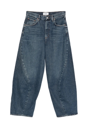 AGOLDE panelled regenerative-cotton jeans - Blue
