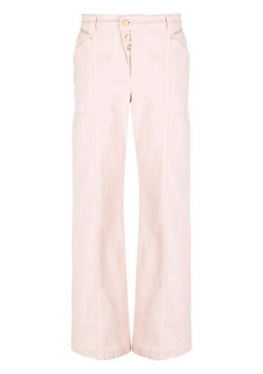 TOM FORD straight-leg cotton trousers - Pink