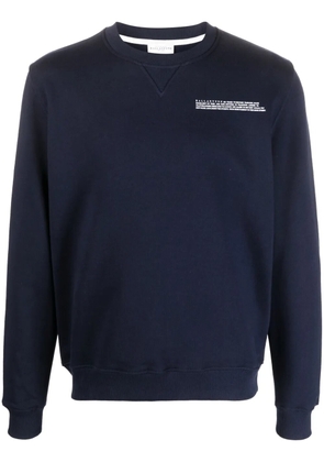 Ballantyne logo-print cotton jumper - Blue