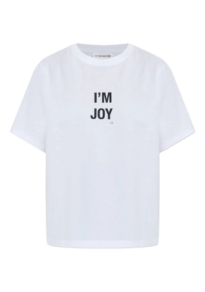 Victoria Beckham graphic-print T-shirt - White