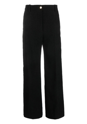 Patou Iconic Long wide-leg trousers - Black