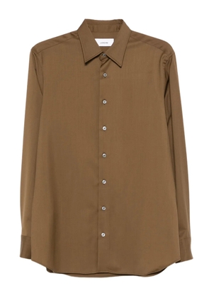 Lardini long-sleeve button-up shirt - Brown
