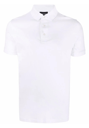 Emporio Armani eagle-motif polo shirt - White
