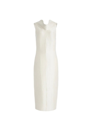 Brandon Maxwell Blair cowl neck dress - White