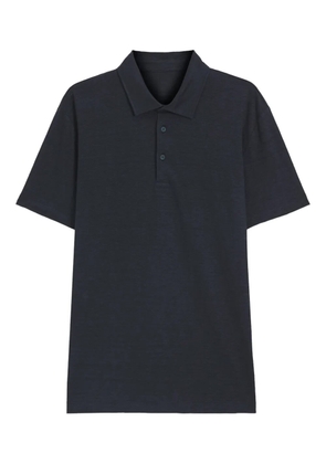 BOSS x David Beckham linen polo shirt - Blue
