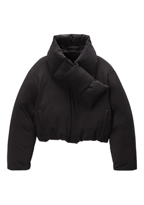 Alexander Wang cropped puffer jacket - Black