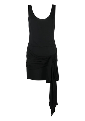 Philosophy Di Lorenzo Serafini draped tie short dress - Black