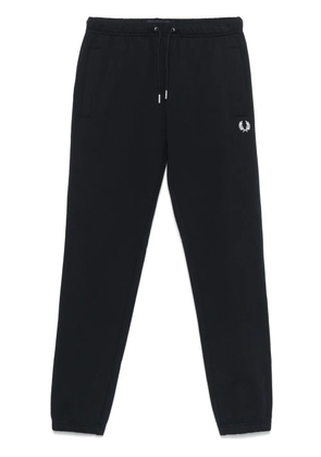 Fred Perry logo-embroidered track pants - Blue
