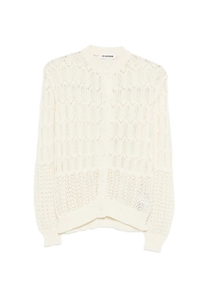 Jil Sander openwork cardigan - Neutrals