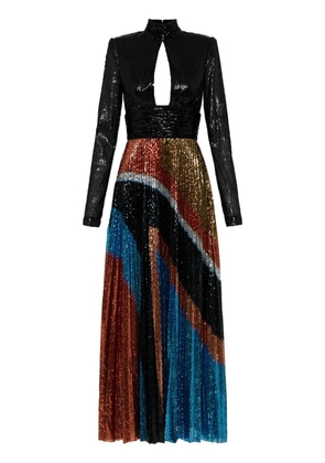 Rebecca Vallance Arizona sequin-detail midi dress - Black