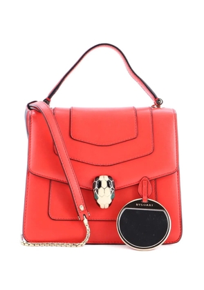 Bvlgari Pre-Owned Serpenti Forever Top Handle Bag Leather Small satchel - Red