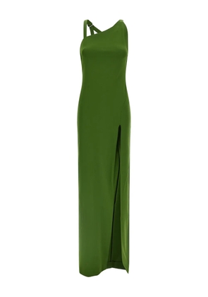 The Attico asymmetric strap maxi dress - Green