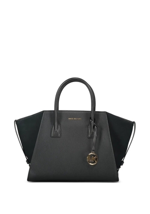 Michael Kors Avril leather top-zip tote bag - Black
