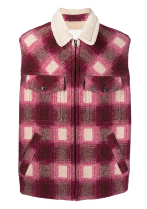 MARANT Kiran zip-up gilet - Purple