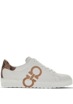 Ferragamo Gancini low-top sneakers - White