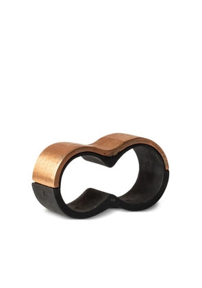 Parts of Four Sistema Contour ring - Black