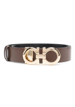 Ferragamo Gancini reversible belt - Brown