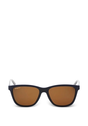 Ferragamo logo-detail sunglasses - Blue