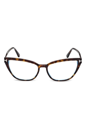 TOM FORD Eyewear cat eye-frame glasses - Brown