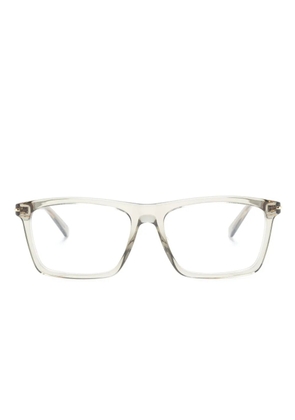 Gucci Eyewear logo-lettering rectangle-frame glasses - Grey