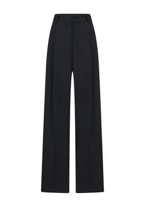 Amen pleat-detail trousers - Black