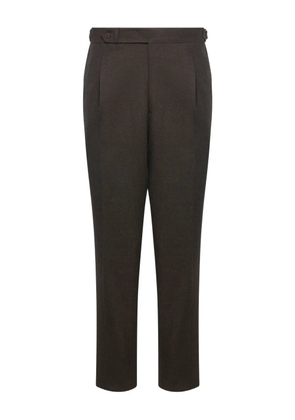 FRANZESE COLLECTION pleat trousers - Brown