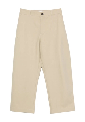 Studio Nicholson button-fastening cotton trousers - Neutrals