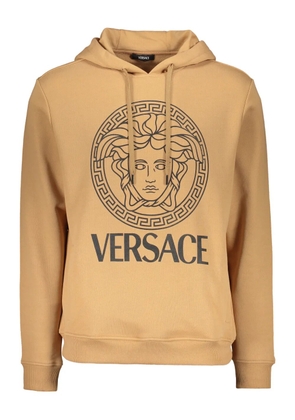 Versace logo-print hoodie - Neutrals