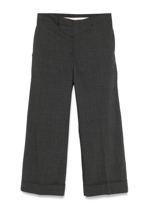 Random Identities wool-blend trousers - Grey