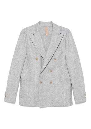 Eleventy pinstripe double-breasted jacket - Grey