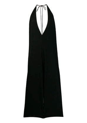 Caravana deep V-neck jumpsuit - Black