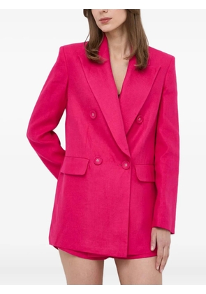LUISA SPAGNOLI linen blazer - Pink