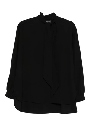 Emporio Armani tie-neck blouse - Black