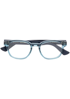 Gucci Eyewear rectangle-frame optical glasses - Blue