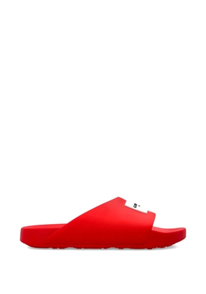 Givenchy logo-plaque slides - Red