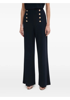 Joseph Ribkoff button-embellishment trousers - Blue