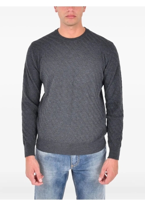 Low Brand crew-neck top - Grey