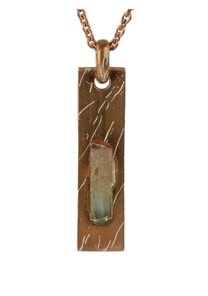 Parts of Four Plate necklace - Pink