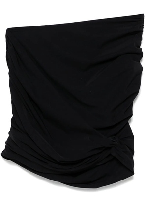 Magda Butrym draped mini skirt - Black