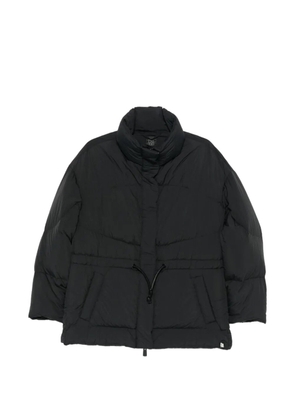 Bacon drawstring padded coat - Black