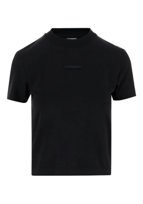 Jacquemus The Gros Grain logo-detail crewneck t-shirt - Black