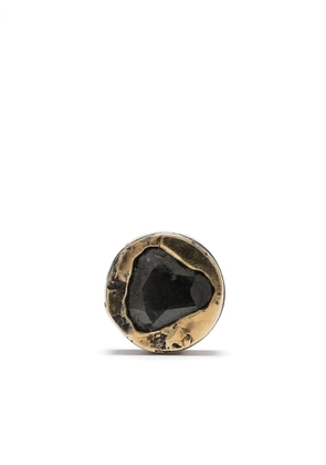 Parts of Four KA18K+DIA single stud earring - Gold