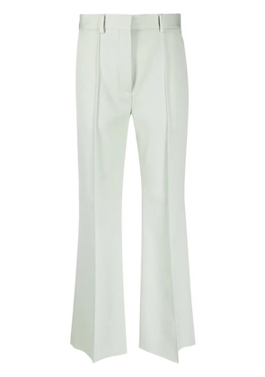 Lanvin cropped flared trousers - Green