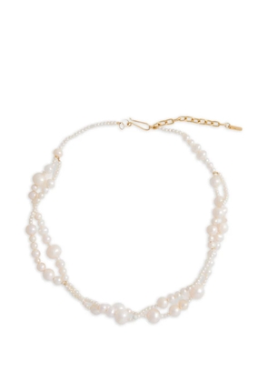 Completedworks Edo pearl chain necklace - Gold