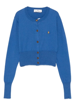 Vivienne Westwood logo-embellished cardigan - Blue
