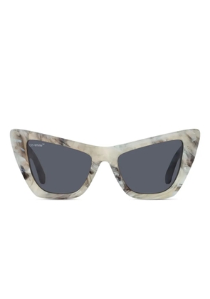 Off-White cat-eye full-rim sunglasses - Neutrals