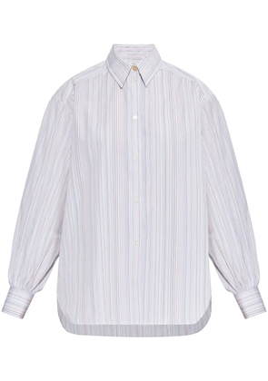 Paul Smith striped cotton shirt - White