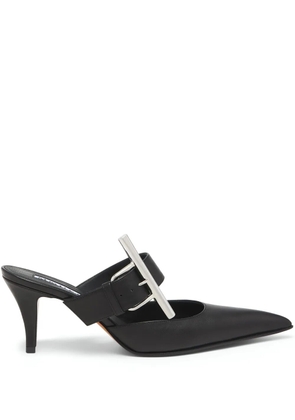 Alexander McQueen 70mm Francisco leather mules - Black