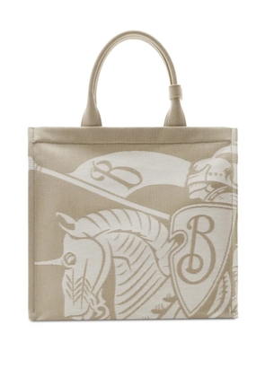 Burberry small Equestrian Knight tote bag - Neutrals